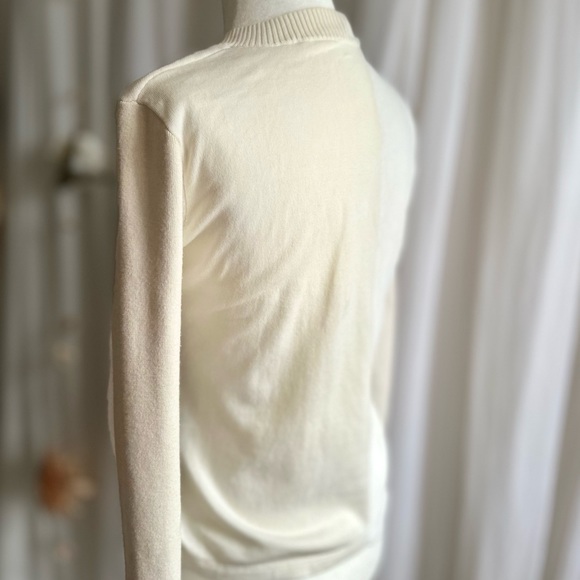 [NEW ARRIVAL] Proenza Schouler Crème Knit Top, Asymmetrical Small (S) - Picture 10 of 13